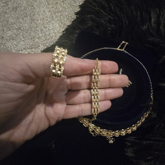 21Kgp Dubai Jewelry Bridal SET - Picture 10 of 16